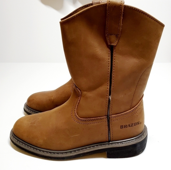 BRAZOS LEATHER UPPER BOOT - Picture 1 of 9